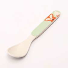 Spoon for feeding, bamboo, color mix