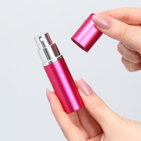 Perfume bottle, with a spray, 10 ml, pink color-14