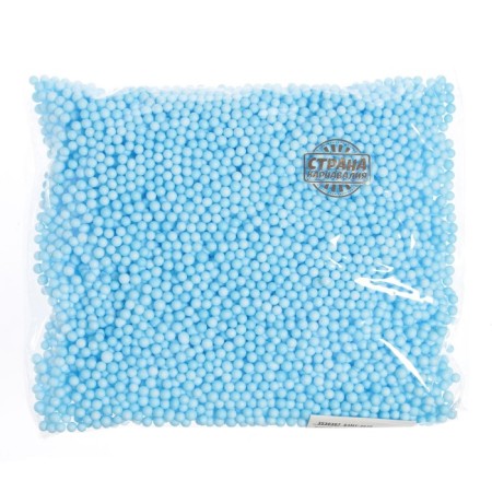 Filler for balls and slines "Foam", 20 g, blue color