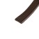 Rubber tundra seal, profile E, size 4x9 mm, brown, in packaging 6 m