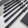 Ballpoint pen Slimwrite. Black, blue rod, node 0.5 mm