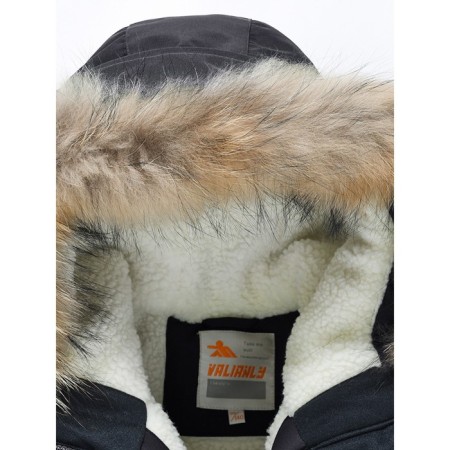 Winter park for a boy, height 140 cm, black color-9