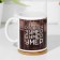 Sublimation mug "Born and died", with application