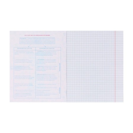 A set of subject notebooks of 46 sheets, 12 objects "Red chic" coated cardboard, 3D foil, in film-6