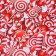 Paper packaging glossy, bilateral "Labyrinth", red, 50 x 70 cm