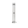 The towel electric "Sanprise" duet circle, 100x1200 mm, right, chrome