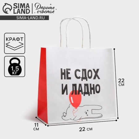 Packaging, gift package, “okay”, 22 x 22 x 11 cm