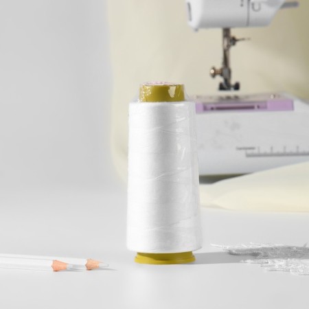 Thread 100no, 1500 m, white color-3