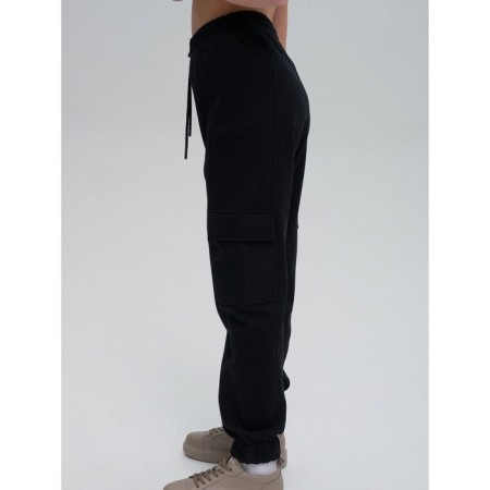 Pants for girls, height 152 cm, black color-6