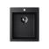 Kitchen Washing Ulgran U404-308, 495 x 420 mm, black color