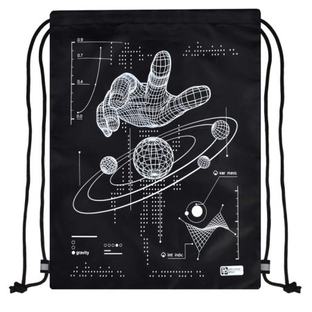 Back for shoes 420 x 340 mm, silkography, Phoenix "Universe" Black/White 62506-1