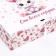 Folding box "with all hearts" 31 x 24.5 x 8 cm