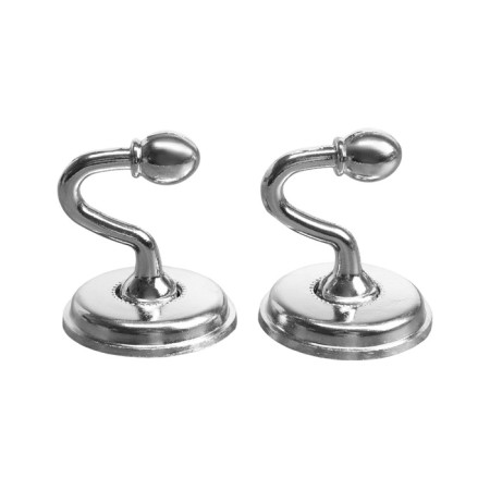 One -rod hook for curtains CAPPIO KC112, chromium color, 2 pcs-2
