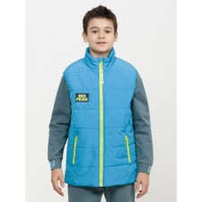 Vest for boys, height 146 cm, blue color