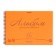 Album for drawing A4, 40 sheets, block 120 g/m², on spirals, Erich krause neon orange, plastic cover, 100% whiteness, solid substrate