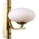 Sconces pernetti, 40W G9, brass color