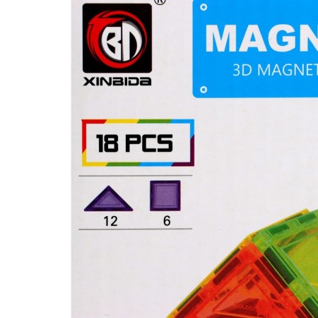 Magnetic designer "Magic Magnet", 18 parts-4