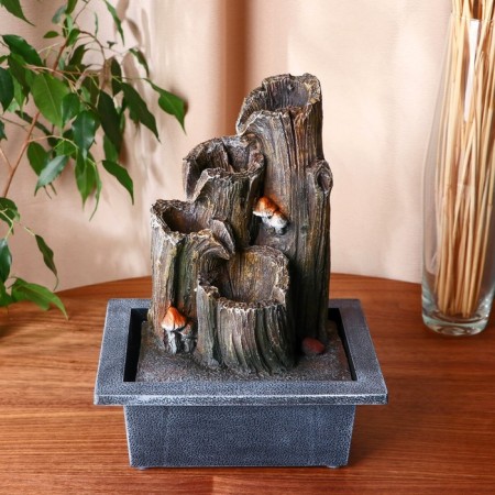 Fountain "Bryvna Vertical" mushrooms, 16x20x27 cm (with backlight)
