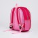 Baby backpack on lightning, 3 outer pockets, pink color