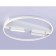 LED ceiling LED Ambrella Light, Linetech, FL51461, LED, 106 W, 7950LUM, 3000-6400K, white color