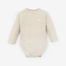 Боди с длинным рукавом Крошка Я, BASIC LINE, рост 74-80 см, цвет молочный