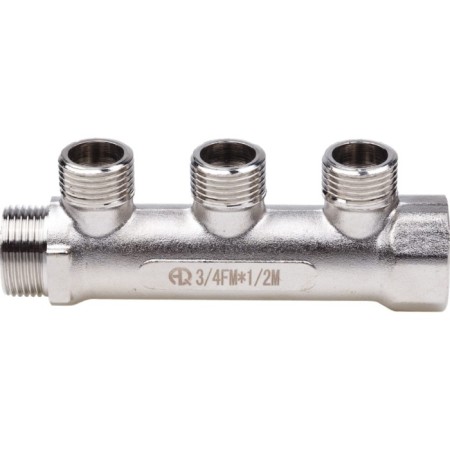 Aqualink threaded manifold, 3/4 "x 3/4" x 1/2 ", internal/outer thread, 3 outings-2