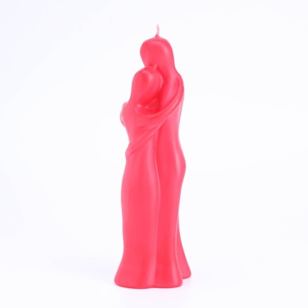 Figure candle "Love couple", 15x5 cm, red-3