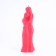 Figure candle "Love couple", 15x5 cm, red