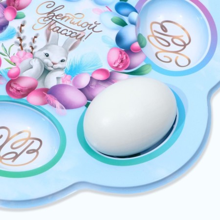 Easter stand for 6 eggs “Light Easter!”, 21.5 x 19.9 cm.-4