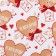 Paper packing glossy bilateral "love", 70 x 100 cm