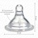 Silicone nipple on a bottle, wide throat, anti -brim valve, + 6 months, fast flow, (packing 20pcs)