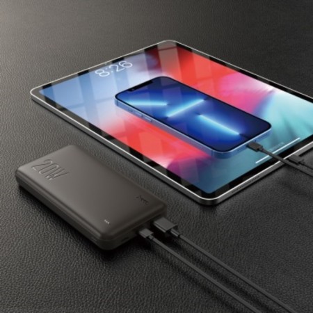 External battery Hoco J87, 10,000 mAh, 1 USB, 1 Type-C, 3 A, display, black-5