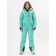 Ski jumpsuit female turquoise color, size 48