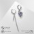 Purple in black silver