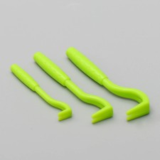 A set of ticks for ticks, 3 sizes, green