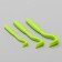 A set of ticks for ticks, 3 sizes, green