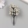 Artificial plant for creativity plastic "Snow tree" 8 cm