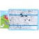 A4 labor folder with a pencil case, on a zipper, textiles, blue tractor