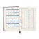 Diary of 2025 A5, 168 sheets in a ruler, leatherette "Nebraska", silver cut, black