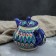 Rishtan ceramics "Flowers", 700 ml, blue mix