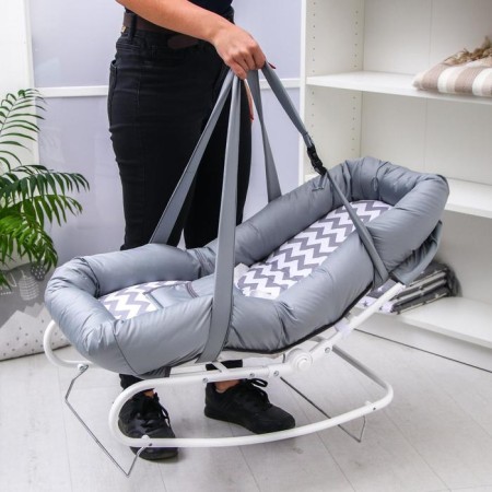 Children's chair Polini Kids Zigzag, Gray-3