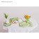 Mug ceramic shares "Green Peas", 360 ml, green color