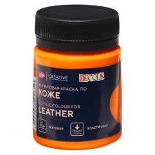 Acrylic paint on the skin 50 ml, ZHK Decola, tangerine, 26128260