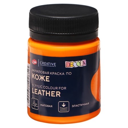 Acrylic paint on the skin 50 ml, ZHK Decola, tangerine, 26128260
