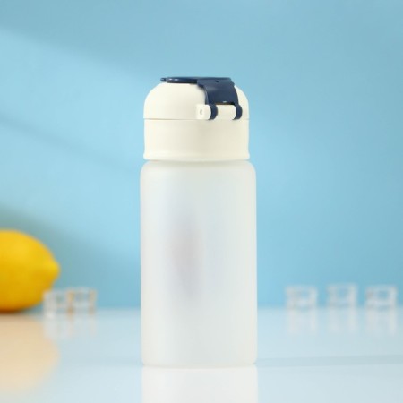 Water bottle "Cosmos", 370 ml, 7 × 17 cm, Mix drawing, matte glass-3
