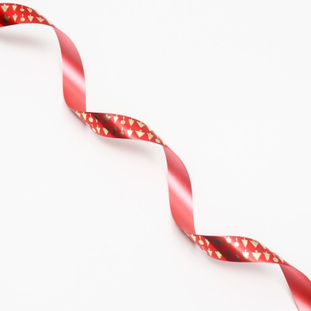 Tape for decor and gifts, Christmas trees, 2 cm x 45 m-3