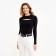 Women's longliva Minaku: Basic Line Black Color, Rr. 42
