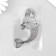 Stamp for creativity Silicon "Little Mermaid with Pisces" 9x6 cm