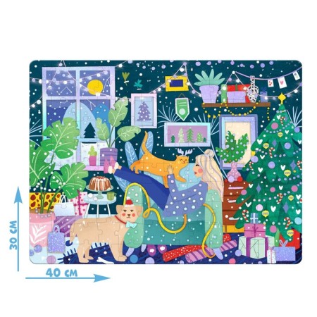 Holographic puzzle "Waiting for the New Year", 120 details-1