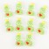 Set of cabines "Snake", 10 pcs., Size 1 pc. - 17 × 27 mm